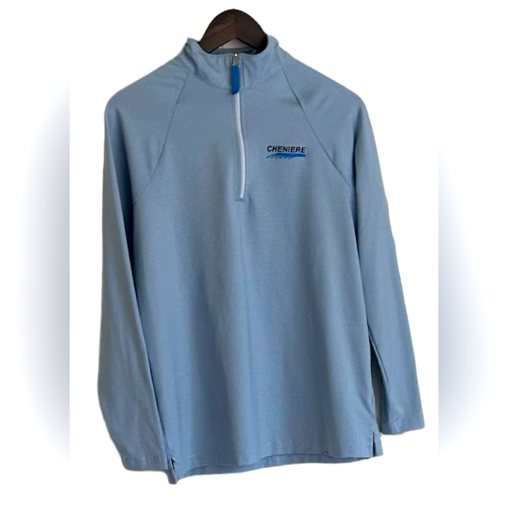 Devon & Jones moisture wicking quarter zip performance pull over women L
